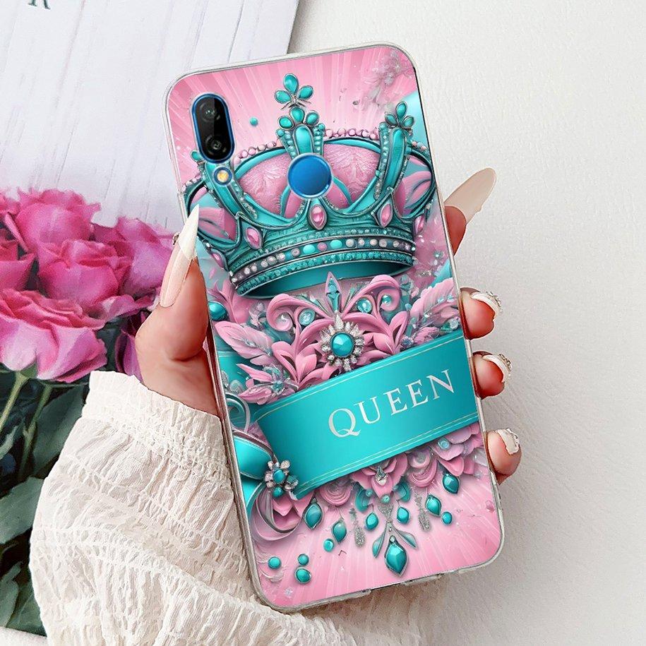 Für Huawei P20 Lite Hülle Beliebte Blume Schmetterling Weiche Klare Silikon Handy Rückseite für Huawei P20Lite Nova 3e ANE-LX1 Bumper