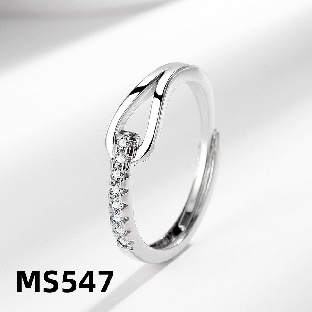 

925 Sterling Silver High-End Full Diamond Hollow Design Horseshoe-Shaped Zircon Ring Personalized High-Quality Women s Ring срібний