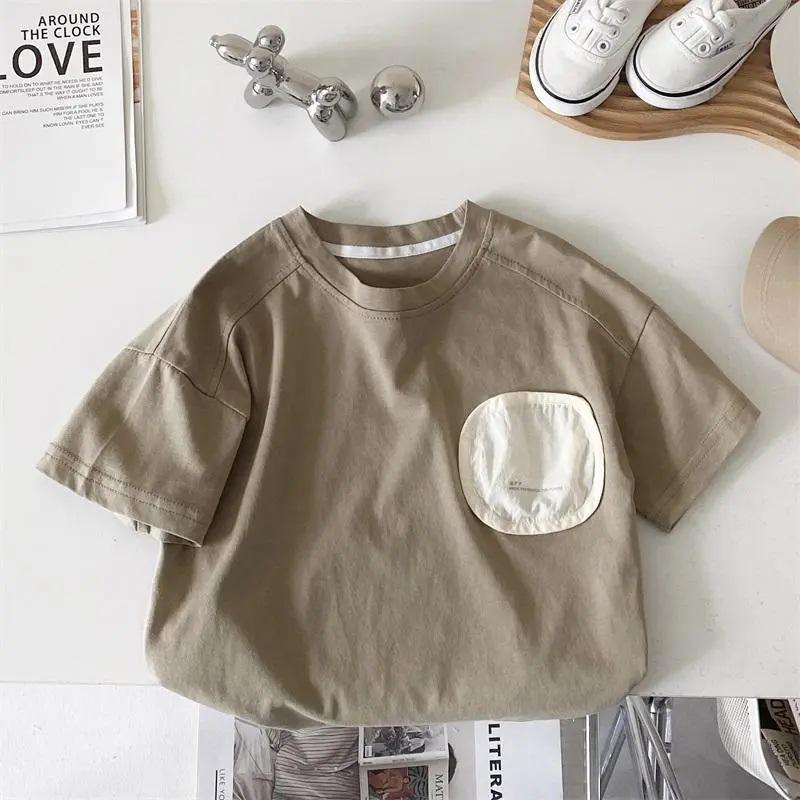 Boy's Casual Hip Hop Print Short Sleeve T-Shirt