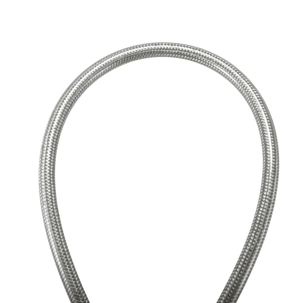 Motoforti Motorcycle Brake Clutch Universal Hose Line Pipe Hydraulic Reinforced Stainless Steel Braided Silver Tone 90cm Length