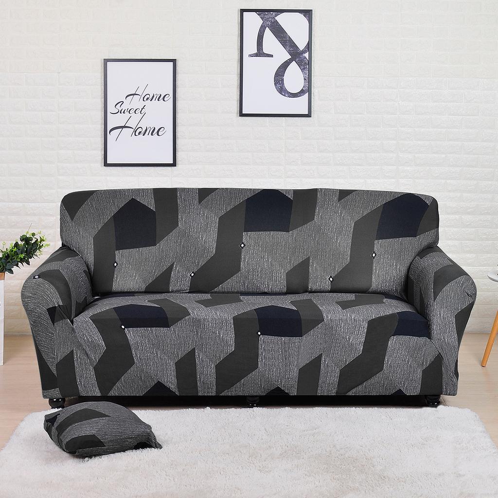 Copridivano per soggiorno Copridivano componibile stampato per divano a L Funda Sofa Chaise Lounge