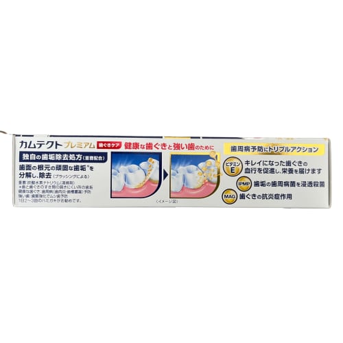 [Set of 4] Camtect Premium Gum Care, 105g X 4, "Highly Concentrated Fluoride (1400ppm)