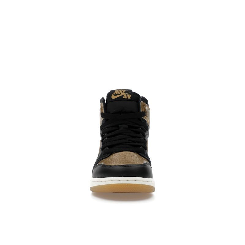 Air Jordan 1 Retro High OG GS Μαύρο Χρυσό Παιδικά Αθλητικά Παπούτσια Metallic-Gold Sail FD1437-071