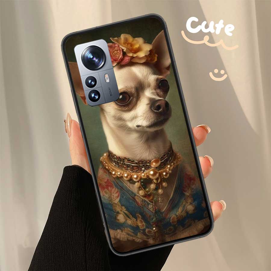 

Chihuahua Dog Fashion Phone Case For Xiaomi Poco X7 X6 X5 X4 X3 GT NFC M4 M5 Pro 5G M3 Mi F6 F5 F4 F3 F2 F1 Capa Coque TPU Cover Xiaomi Poco F5