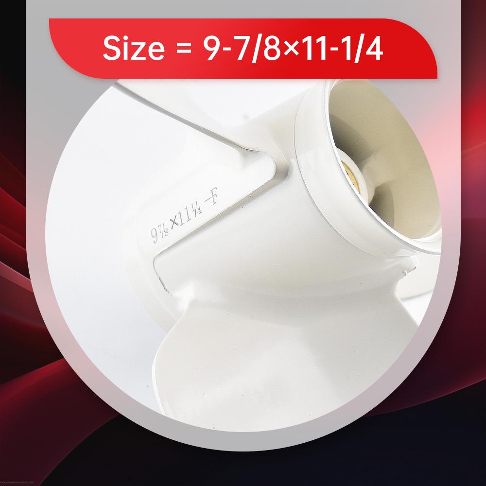 Outboard Propeller For Yamaha 20hp 25hp 30hp 9 7/8*11 1/4 Boat Motor Aluminum Alloy Screw 3 Blade 10 Spline Ship Marine Engine Part