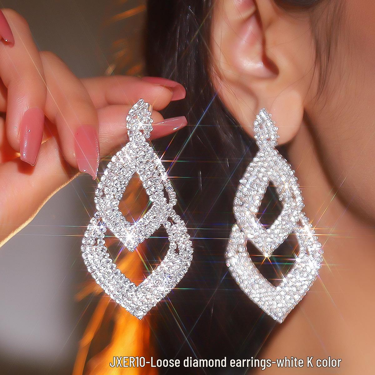 

Stylish Geometric Long Tassel Earrings for Women - High-End European and American Design