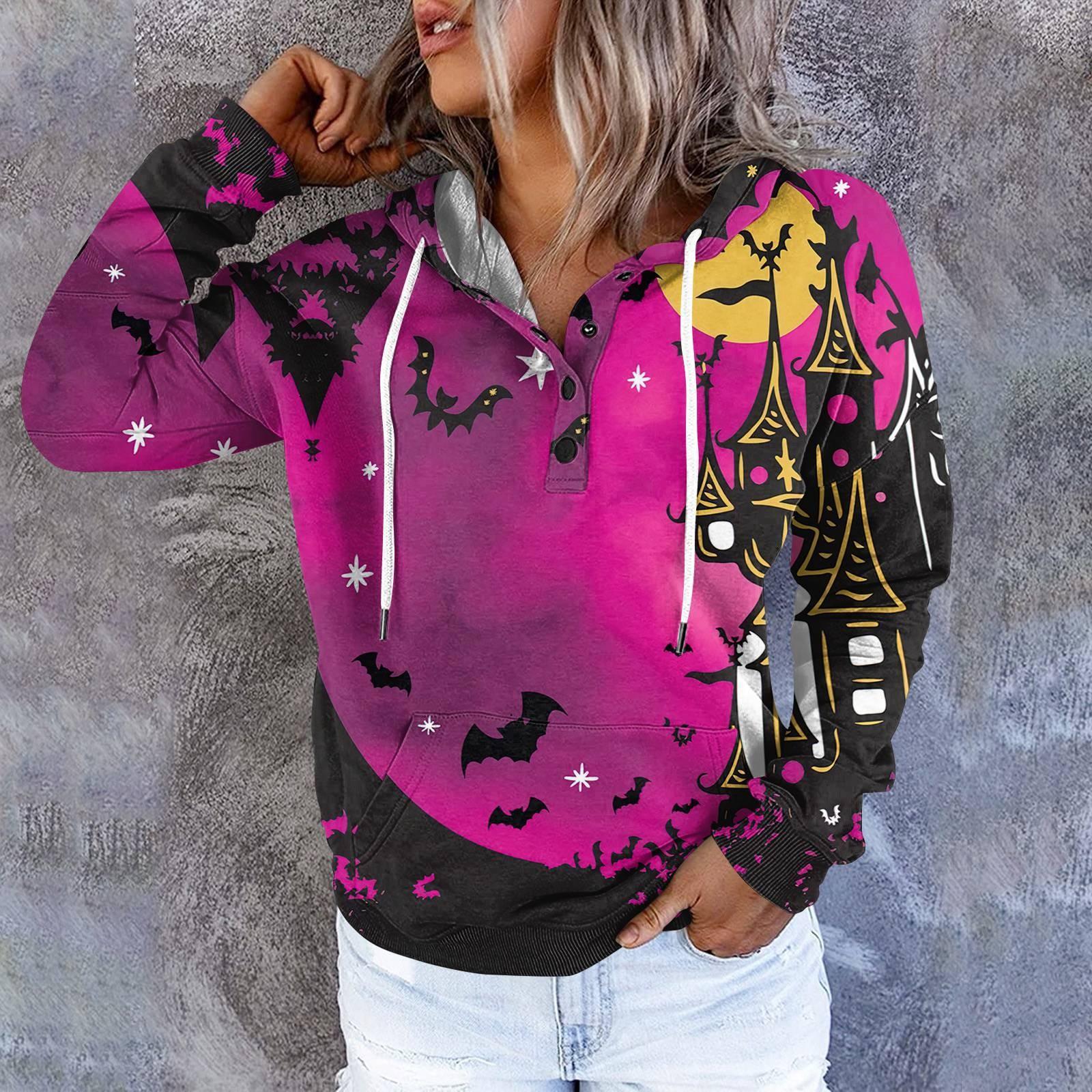 

Женские повседневные модные пуловеры с длинными рукавами и принтом, толстовки с капюшоном XXL