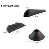 Brand New Exquisite High Quality Car Wind Noise Spoiler Sticker 10Pcs Black Fairing Body Reduction Plastic Most Cars