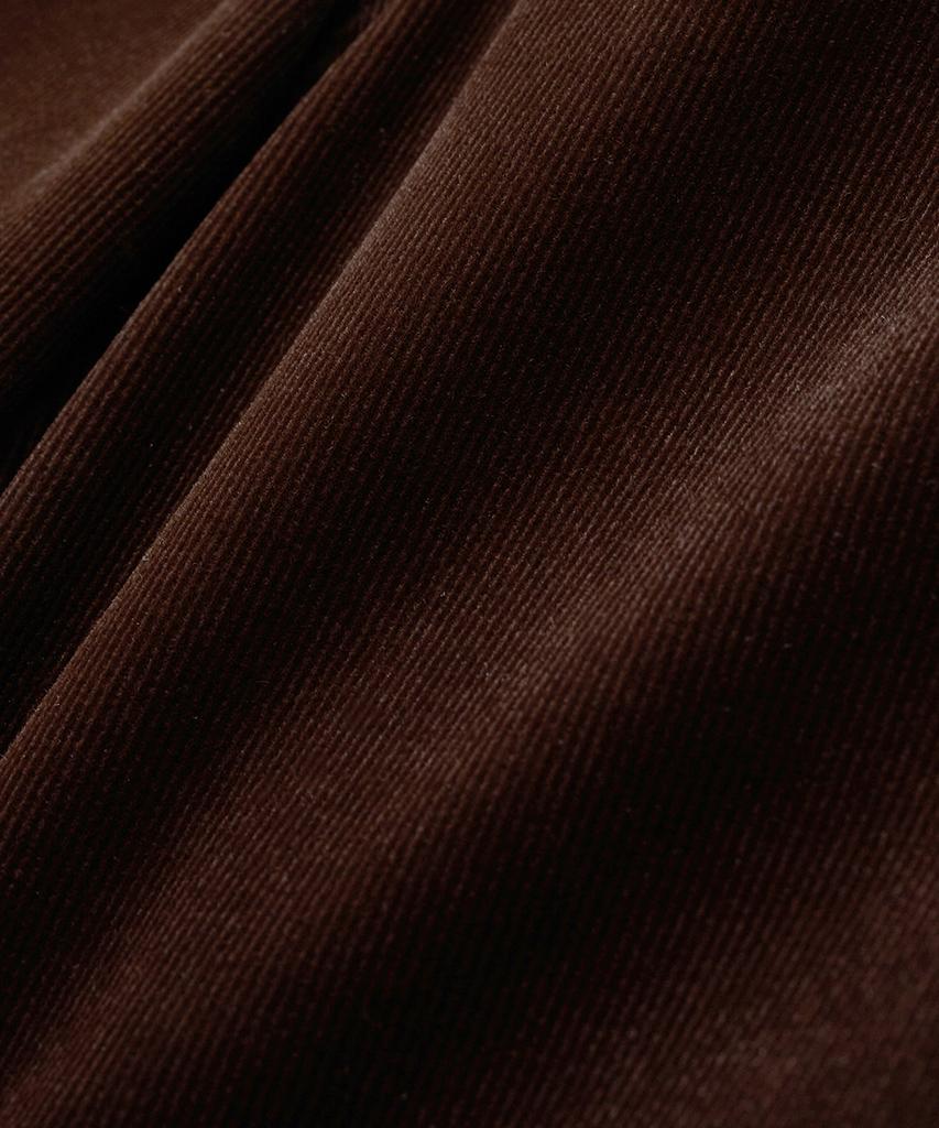 NOIRER Velvet Corduroy Mechanic Pants (Deep Brown)