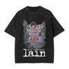 Manga Graphic T-shirt Washed Oversized T Shirt Men Women Clothing Casual Soft Cotton Short Sleeve Tees
