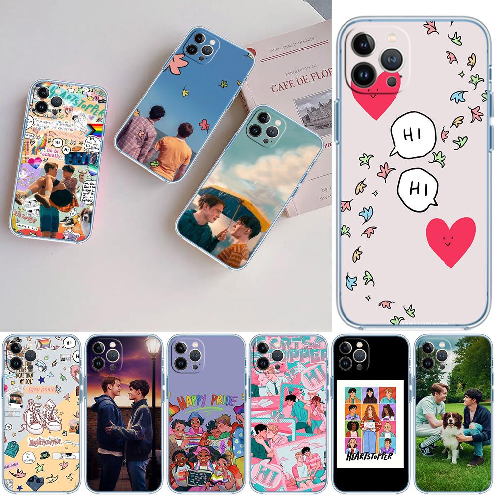 Heartstopper Transparent Phone Case for Samsung Galaxy A04 A04S A14 A23 A34 A54 M23 M33 M52 M53
