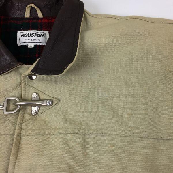 90s Vintage HOUSTON Padded Coverall Jacket Beige Size M(USED)