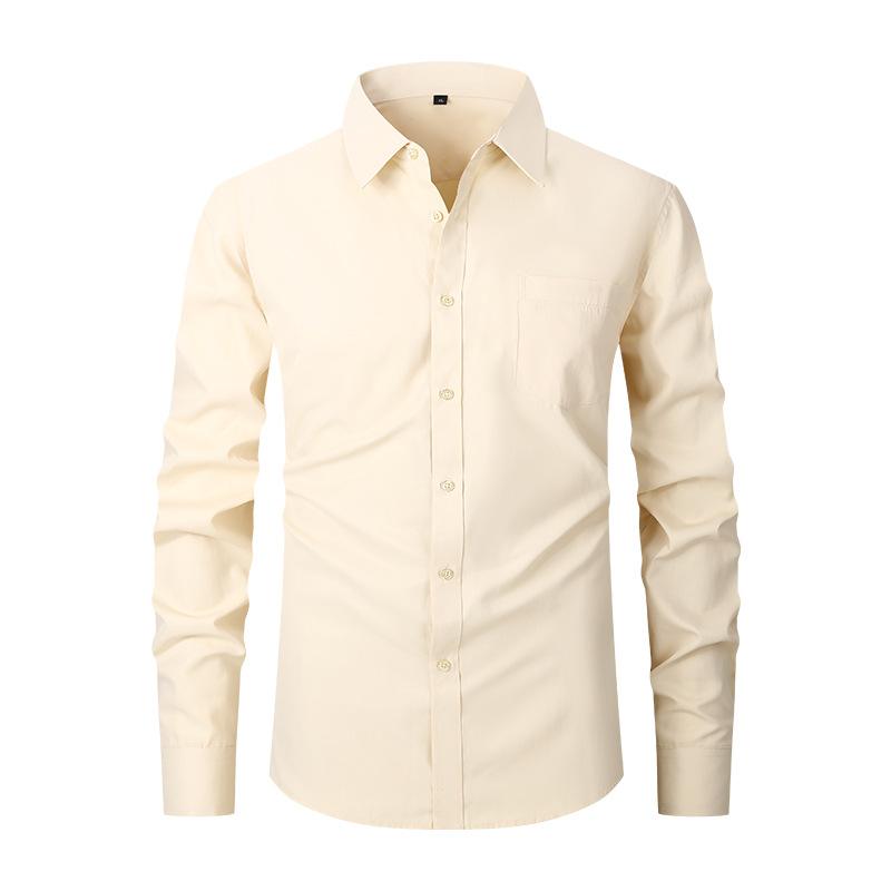 

Fashionable men s long-sleeved shirts: lightweight business-casual styles in large sizes S