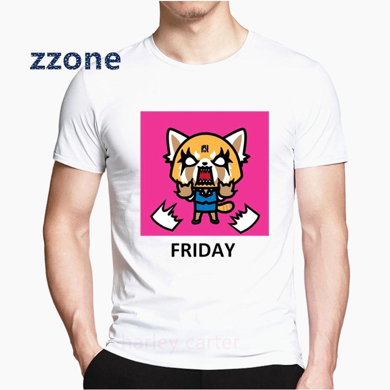 Buy Aggretsuko Aggressive Retsuko T Shirt Men Women Print Fashion ...