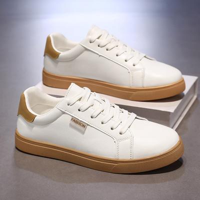 Skateboardskor Herr Platta Bekväma Läder Casual Vulkaniserade Skor Trendiga Klassiska Andningsbara Billiga Sneakers Man Större Storlek