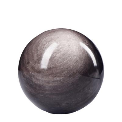 Natural Crystals Mineral Gemstone Silver Golden Obsidian Ball Healing Home Decoration Ornament Gift