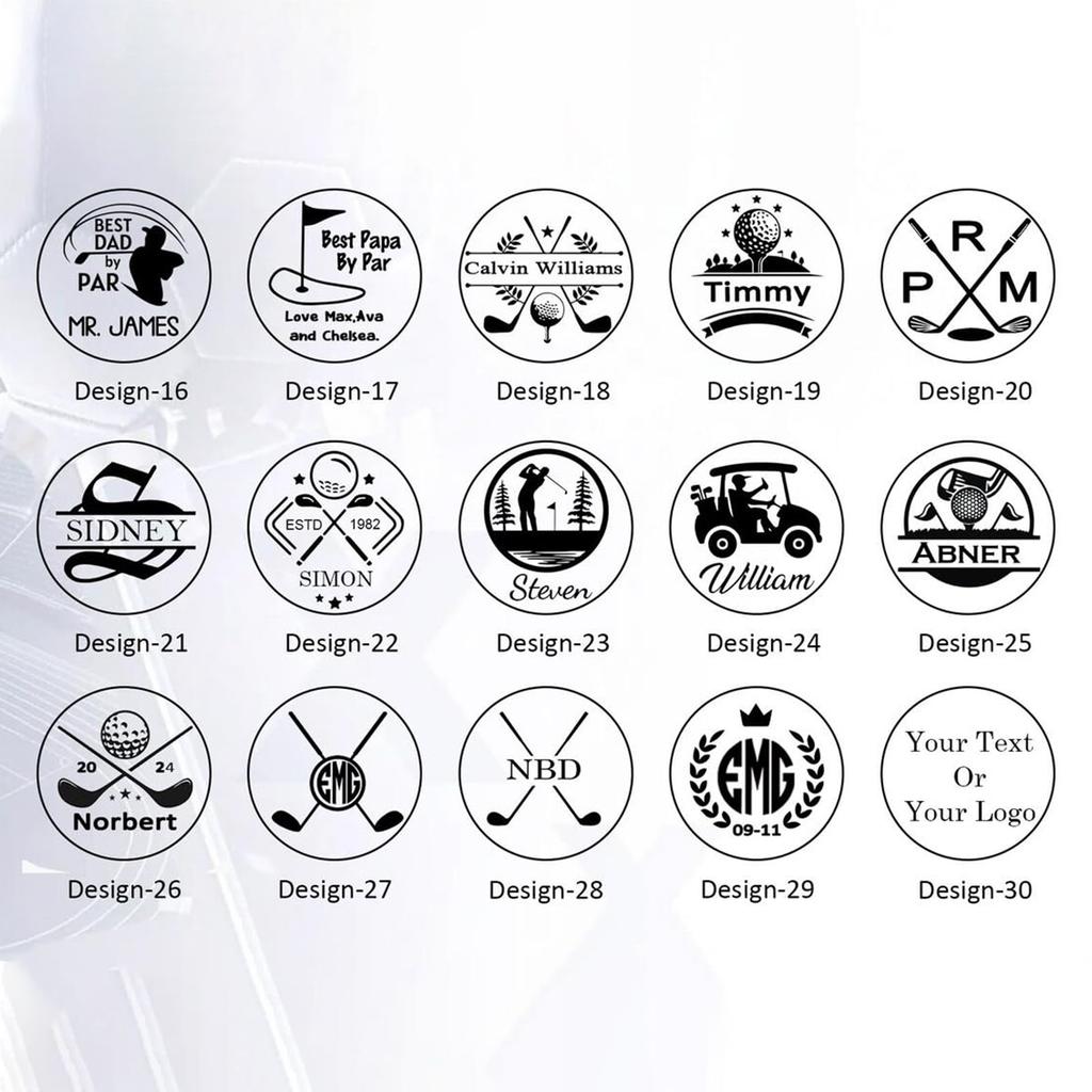 Personalized Leather Golf Ball Bag,Personalized Golf Gifts For Daddy,Father's Day Gifts,Portable Golf Accessories