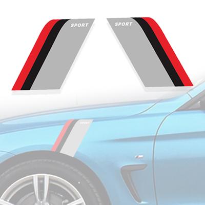 D-1035 Kratzfester, wasserdichter, gestreifter Aufkleber für Auto-Radverkleidung, Karosserie-Dekoration