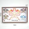 Exquisite Weifang Traditional Kite Wooden Frame Gift Set: Five Handcrafted Ornaments