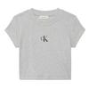 Womens/Ladies Logo Slim Crop T-Shirt