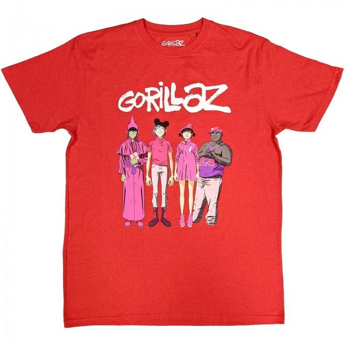 Gorillaz Unisex Adult Cracker Island Standing Group T-Shirt