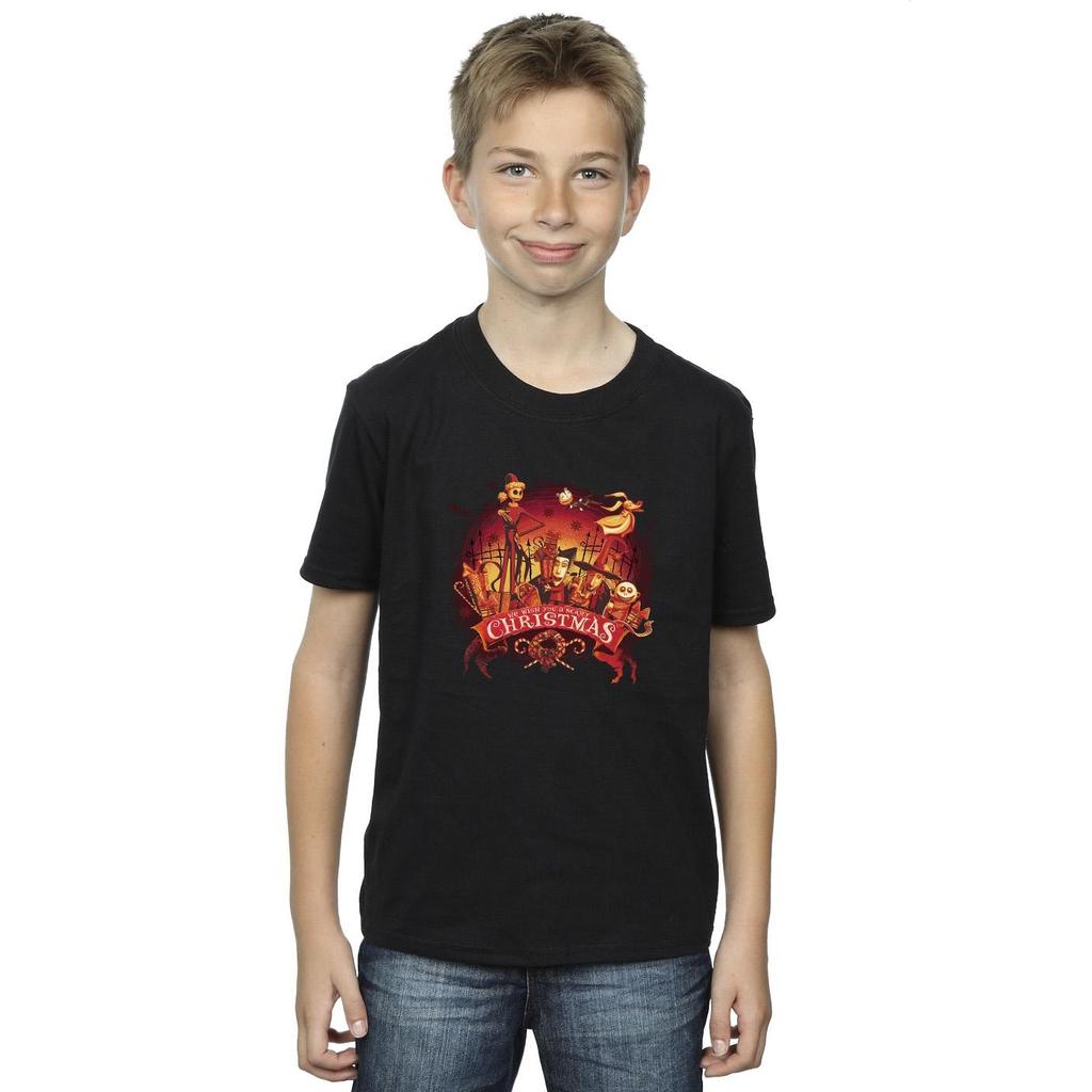 Disney Boys The Nightmare Before Christmas Scary Christmas T-Shirt