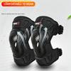4Pcs 4 Seasons Motorcycle Armor Set Knee Elbow Pads Anti Fall Riding Protective Gear For Men Women Motorbike