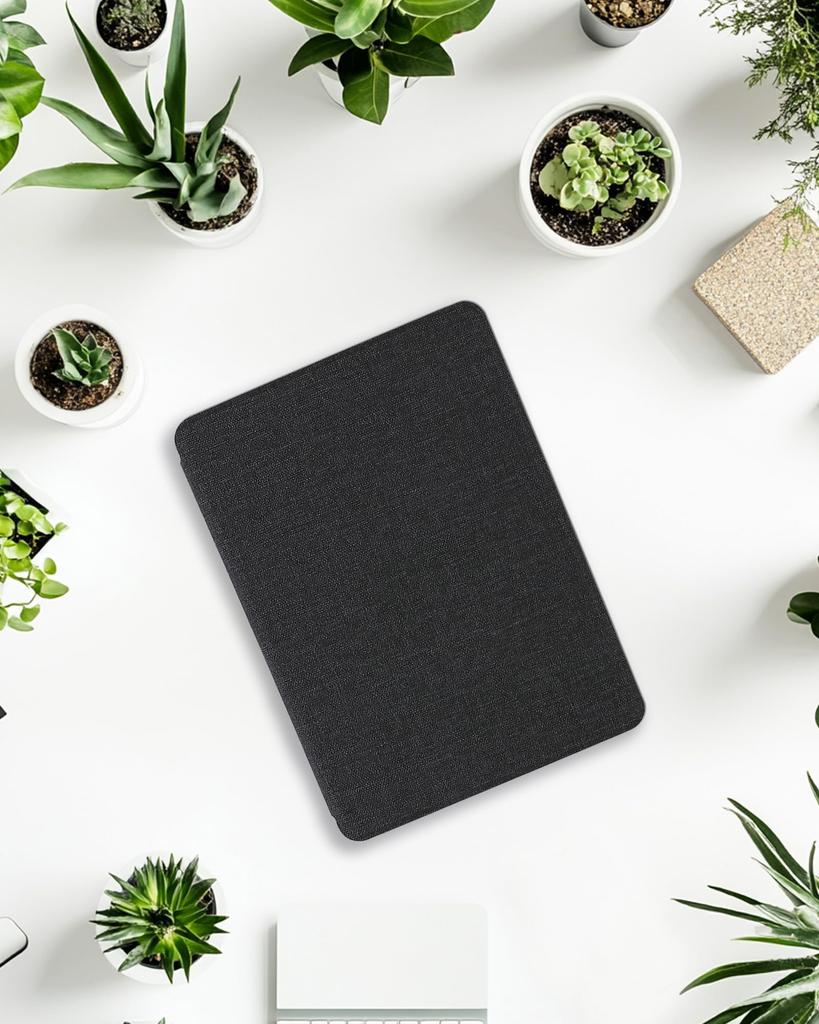 WALNEW Kindle Paperwhite 12th Generation Compatible with Kindle Colorsoft Signature Premium PU Leather Cover with Auto Magnetic Scratch Full and Shock