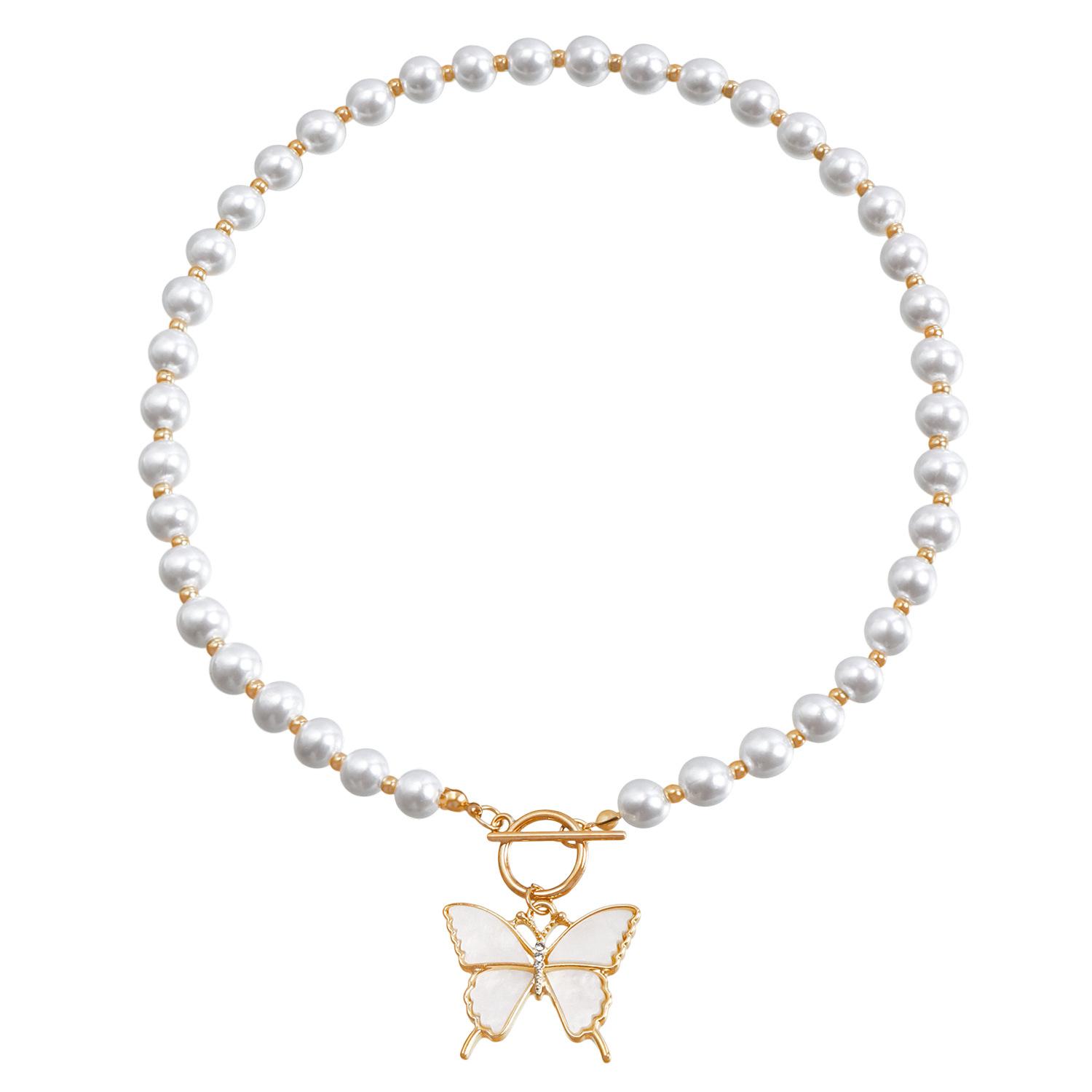 

Простой темперамент искусственный жемчуг Ccb круглые бусины смешанные и подобранные бусины ожерелье пятиконечная звезда свитер цепочка аксессуары для женщин