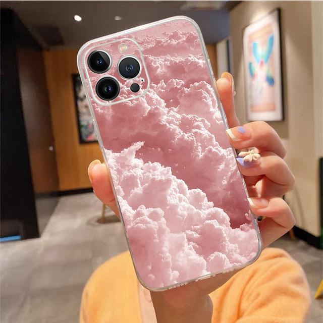 

Чехол для телефона Iphone 14 Pro Max 13 12 11 Pro Max Xs Xr X 12mini 7 8 Plus Se розовый эстетический чехол Funda iPhone 11