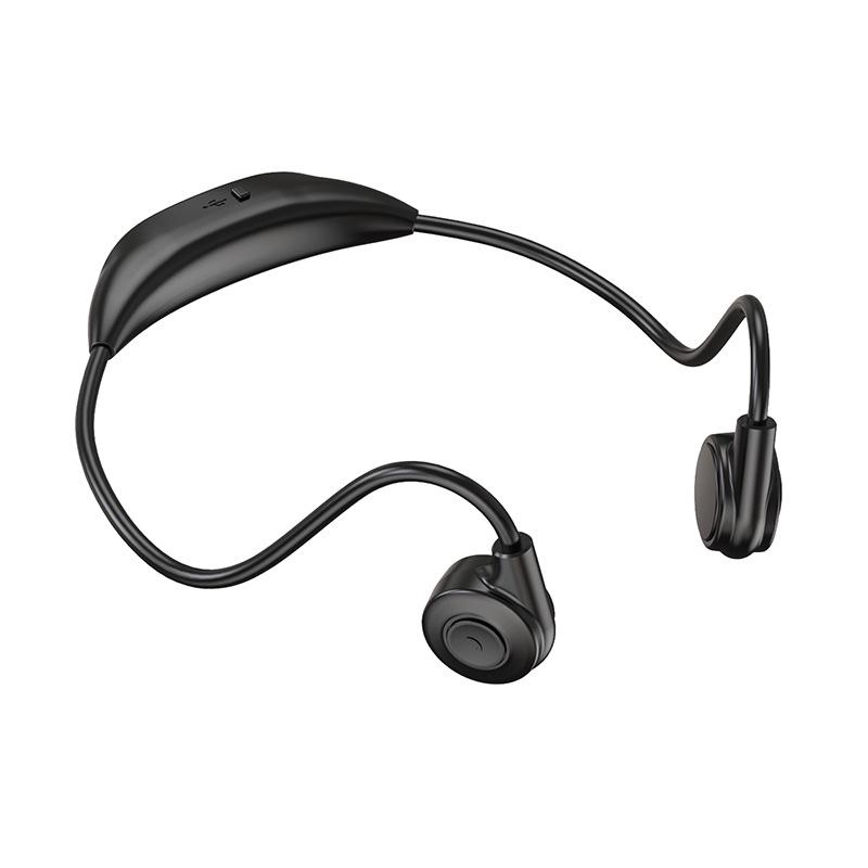 New M2 Dual Ear Hanging Bone Conduction Bluetooth Earphones - Wireless, Non-In-Ear, Sports Neckband Design