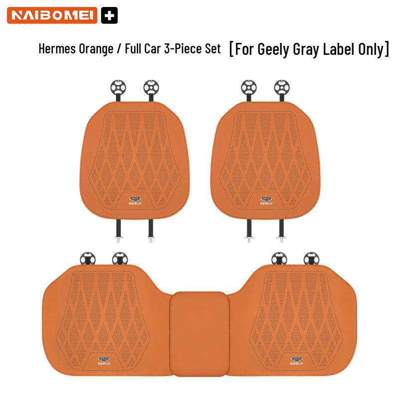 Leather Seat Covers for Geely Cars: Xingyue, Binyue, Emgrand, Borui, Geometry, ICON - Front and Rear Seats
