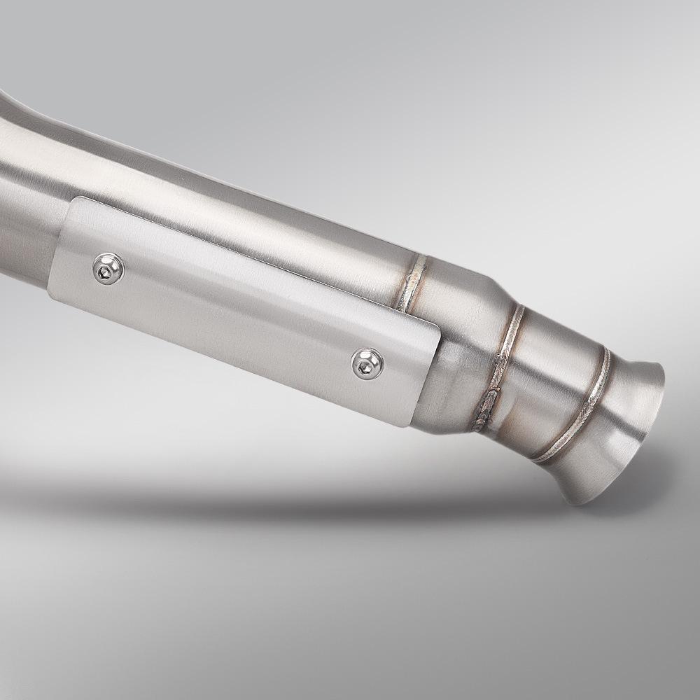 Motorcycle Exhaust Muffler for CFMOTO 800NK: Mid-Tail Integration with Original Front Section