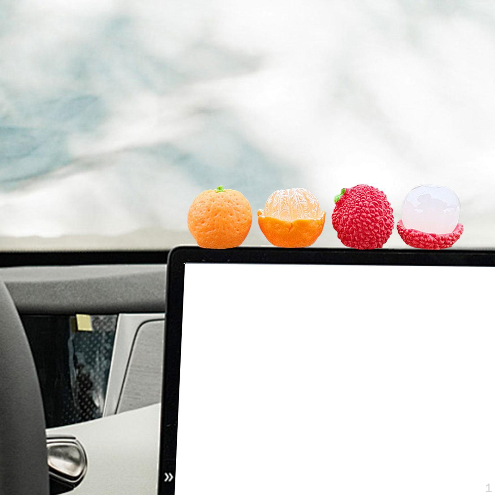 

6 Pieces Car Dashboard Figurine Shaped Vehicle Interior Figurines Resin Ornaments Auto Center 4Pcs