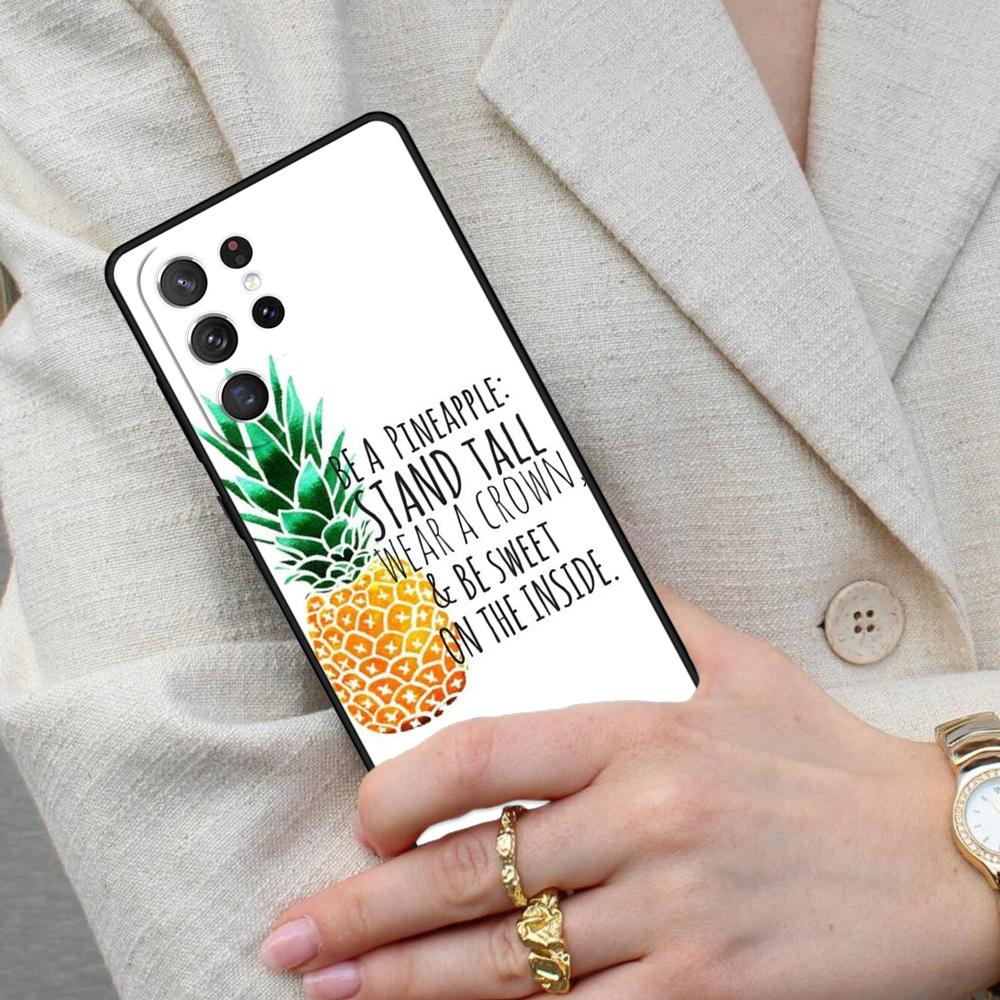 Summer pineapple Cell Phone Case for Samsung Galaxy S26 Ultra S25 S24 S23 S22 S21 S20 Note10 Cover
