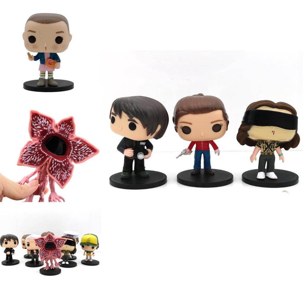 Stranger Things 8pcs Handmade Doll Set Halloween Decoration Ornaments