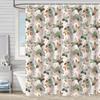 Bathroom Waterproof Curtain Digital Printing Plant Fruit Shower Curtain Free Punching Toilet Partition Curtain Shower Cloth