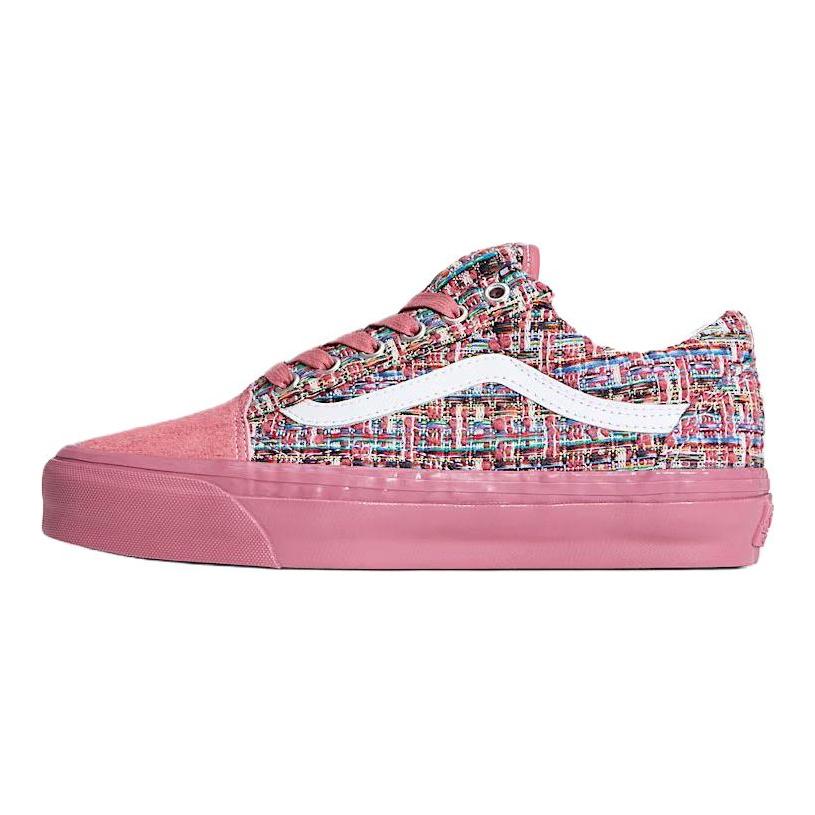 Vans Old Skool Všestranné Pohodlné Nízké Skateboardové Boty Unisex Teniska Růžová VN000D9VZRY1
