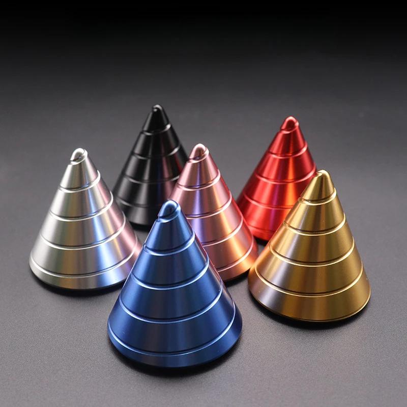 Office Desk Toys Fidget Roller Spinner Metal Spinning Top Tip Gyro Edc Relieve Stress Relief Toy Mezmoglobe Anti Anxiety Lure