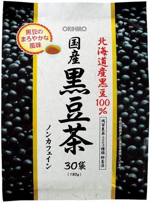 Japão Orihiro Japão Chá de soja preta 30 pacotes Kuromame 100% s466