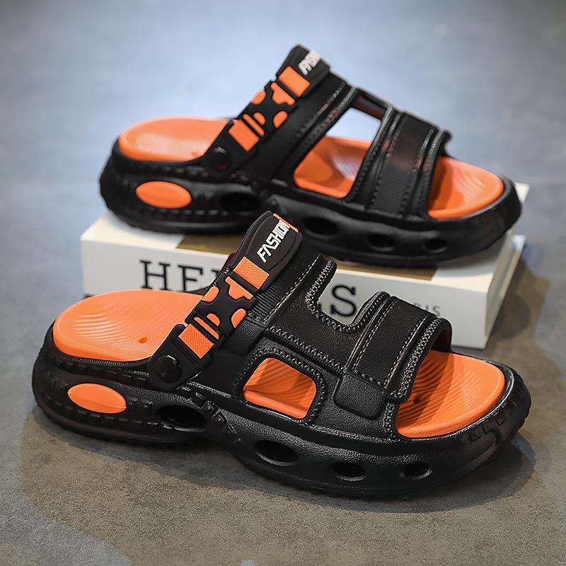Men's Summer Thick Sole Non-Slip Sports Sandals: Breathable, Wear-Resistant, Cloud-Like Comfort for Outdoor Use