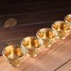 1pc Metal Water Supply Cup Ornament Household Sacrificial Supplies The Cup Offered for Worship Buddha Hall Decoration Metal Cup