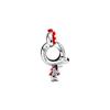 Pandora Disney Mickey and Minnie Fashion Versatile Pack of Two Jewelry Accessories Women's Silver ZT586