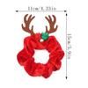 Cute Cartoon Bat Spider Demon Halloween Hair Scrunchies Christmas Elastic for Girls Antlers Hair Ring Horsetail Holder Headwear