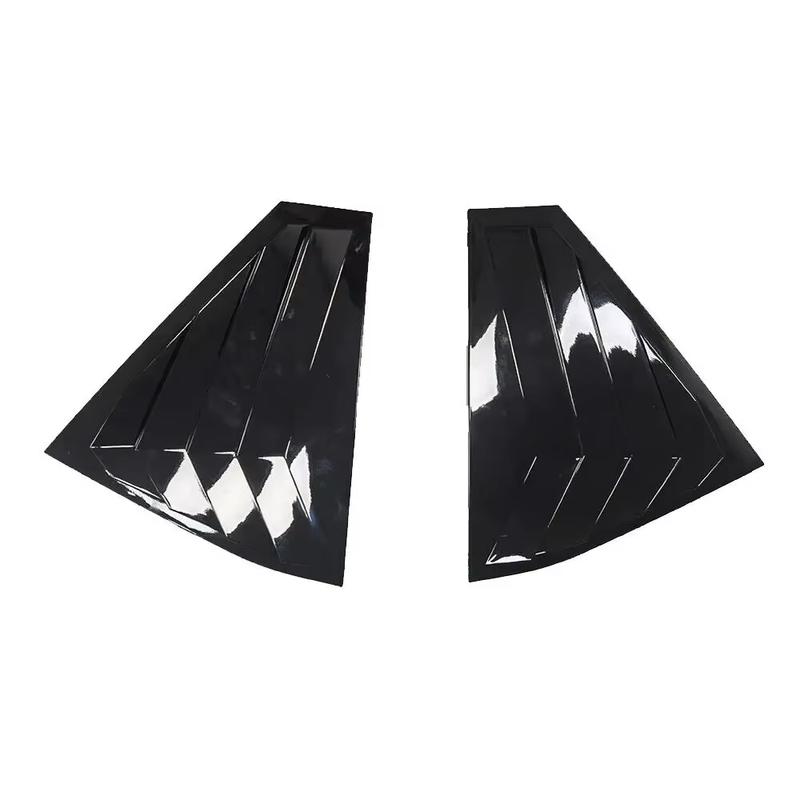 Gloss Black Car Side Window Louver Fit For Skoda Fabia 2015 2016 2017 2018 2019  2020  Car Rear Window Shutter Cover Spoiler