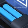 Lithium Battery Organizers and Quick Charger for 18650 21700 18700 20700 Models with Safety Features