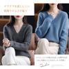 NONELECEDOLE Knit Long Solid Loose Slimming Plus Sizes Perfect for Everyday Winter Women's Sweater, V-Neck, Sleeve, Color, Fit, Pullover, Fashionable,