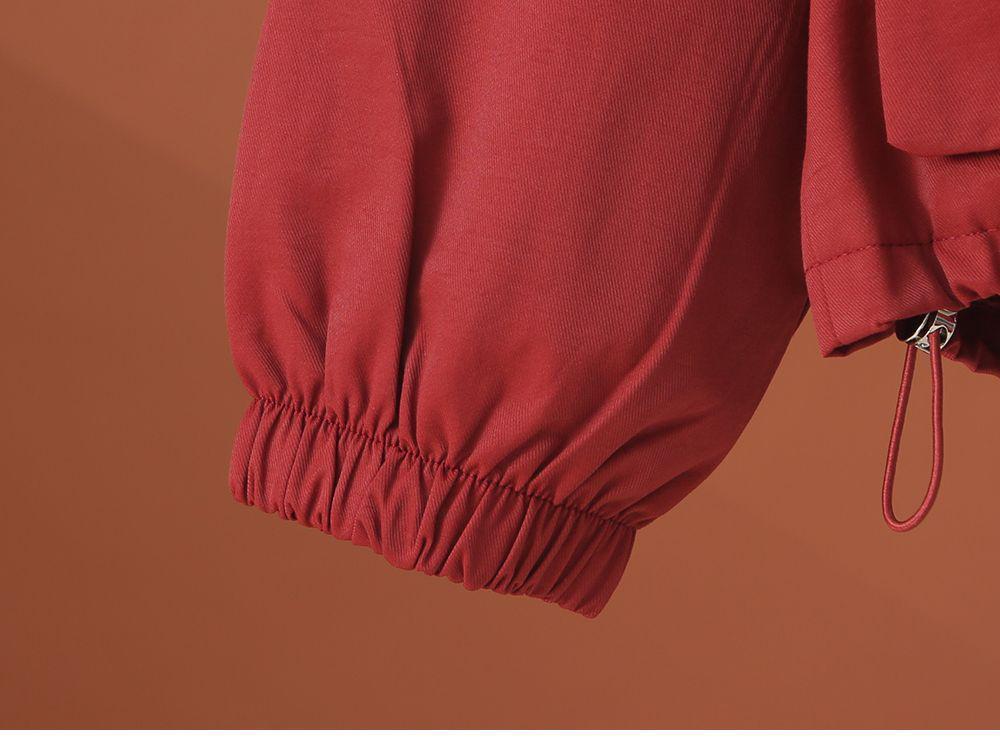 Damen Koreanischer Stil Locker Kapuzen Baseballjacke für Frühling und Herbst 2025