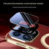 Für Oppo Find X9 Pro 5G Hülle Magnetischer Drehbarer Ständer Leder + PC + Acryl Handyhülle mit Gehärtetem Glas Rückbildschirmfolie