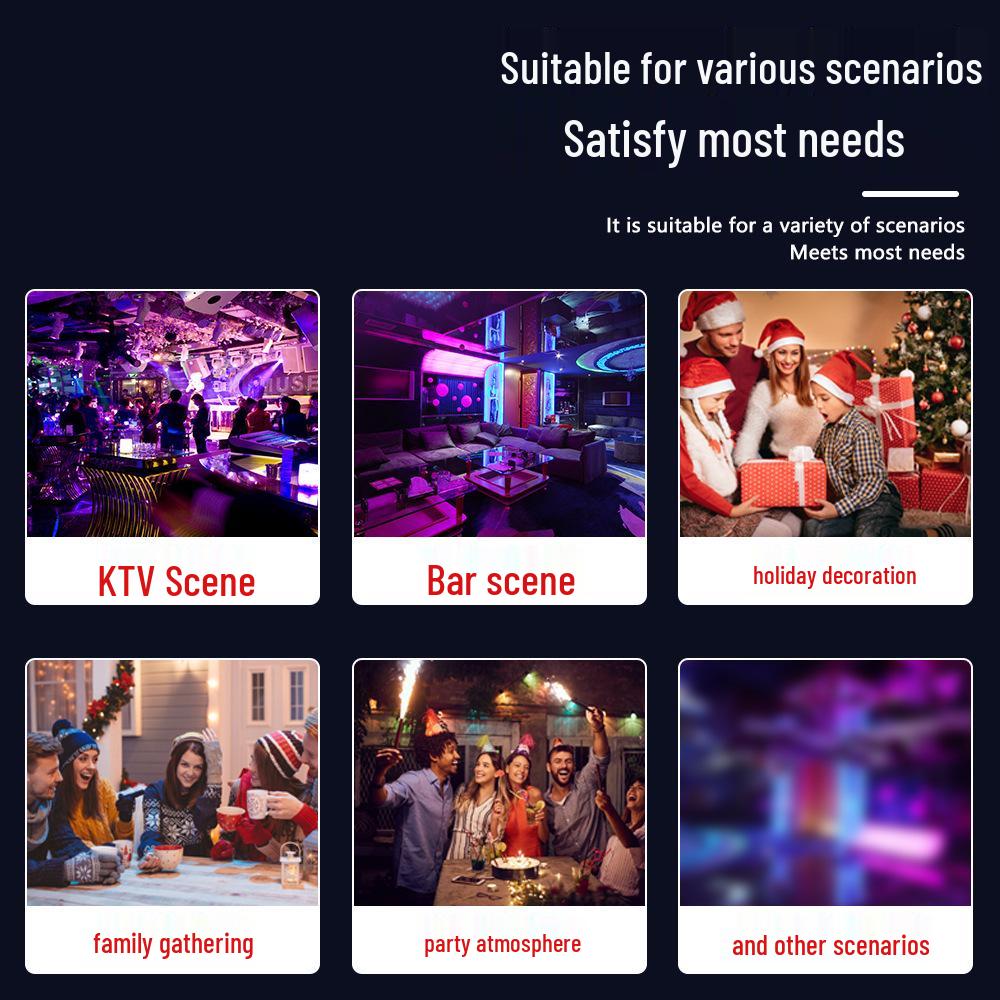 LED Laser Magic Ball: Stage & Atmosphere Light for Starry Sky & Water Wave Effects
